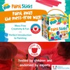 Paint Sticks For Kids - 20 Pack Assorted Colours &