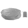 Round Bathtub Covers, Waterproof 190 Silver Polyester Hot Tub Cover