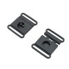 TAODAN 20PCS Badge ID Strap Thin Pull Buckle 25mm Plastic
