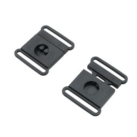 TAODAN 20PCS Badge ID Strap Thin Pull Buckle 25mm Plastic Bra Insert Buckle Removable Badge Buckle Adjustable Pair Buckle Dog and Cat Collar Harness Buckle For Hooks Rope Lock End Strap Buckle