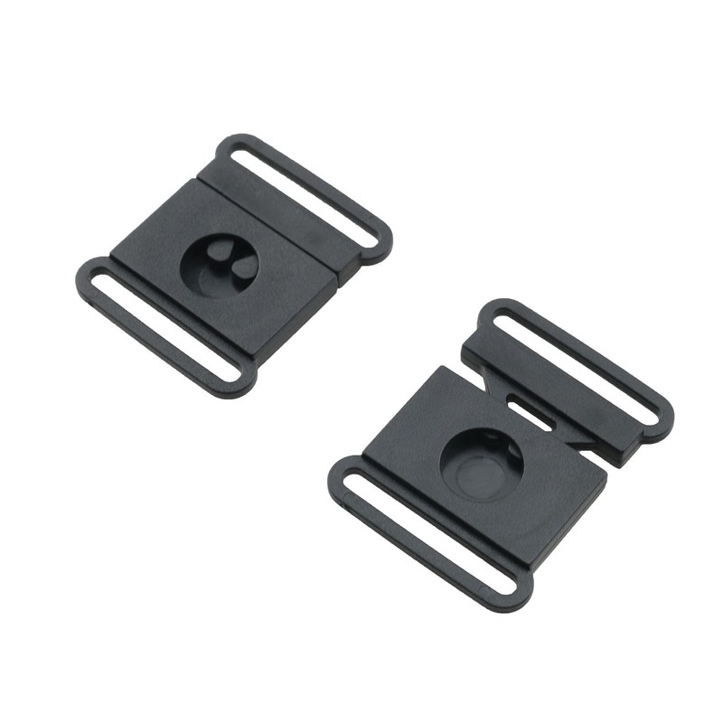 TAODAN 20PCS Badge ID Strap Thin Pull Buckle 25mm Plastic