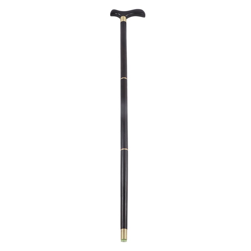 African Blackwood Detachable Walking Stick Elderly Ergonomic 3 Section Walking