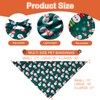 Agroon Christmas Dog Bandanas Large 3PCS, 6 Pattern Holiday Scarf