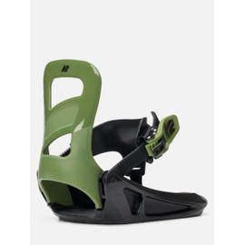 K2 Lil Mini Snowboard Bindings, Green, XSmall