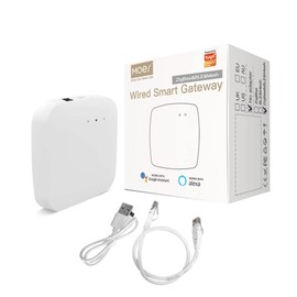 MOES Tuya Smart ZigBee Wired Gateway Multi-Mode mit BLE WiFi 2.4G Mesh Hub, Sprachsteuerung über Alexa Google Home
