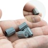 Tyre Valve Caps, Silver Grey Plastic,Plastic Tyre Wheel Alloy Valve