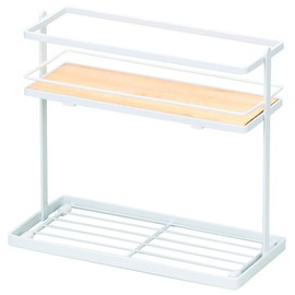 Pearl Metal Condiment Stand, Natural, HB-5081, White