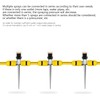 SUCANY Gardena Garden Sprinkler, Sturdy Metal Mandrel, Continuously Adjustable Irrigation