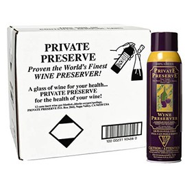 Private Preserve Wine Preservation System- Case Pack - 12 Cans