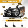 Headlight Assembly Compatible with Toyota Highlander 2001 2002 2003 Halogen