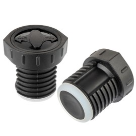 2 PCS Vacuum Insulated Beverage Stopper Pico de Mate Replacement Part For THERMOSS Stainless Classic Vacuum Insulated Wide Mouth Bottle Parts Shop Replacement Thermo s Stopper (40 Ounce Black)