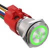 APIELE 19mm Latching Push Button Switch 3/4" 12V DC Power