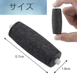 Velvet Smooth 2 Pack Electric Exfoliate Remover Replacement Roller Head Diamond Refill Extra Replacement Parts Exfoliating Ultra Coarse Black Convenient Design