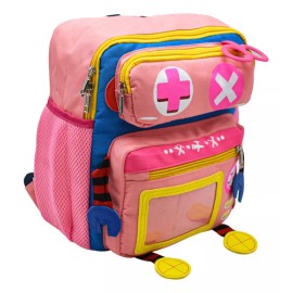 Lluvia Mochila Robot Rosa Porta Credencial Amarilla Mini Backpack Estampado Ll23kbm012 Lluvia