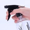 QUUPY 4Pcs Black Plastic Spray Bottle Nozzle Spray Trigger Leak
