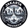 Jakarta Indonesia Souvenir Die-Cut Flat Decorative Flat Magnet