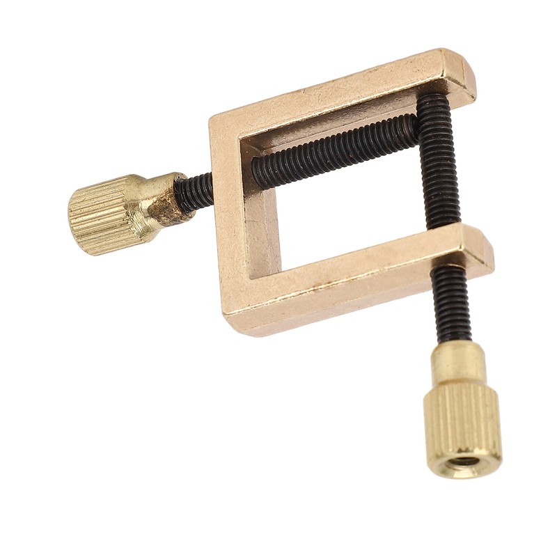 Violin Crack Clamp Double Screw Brass Square Clip Violin Fixing