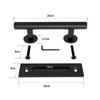 WOLFBIRD 24 cm Barn Door Handle, Sliding Door Pull Handle,