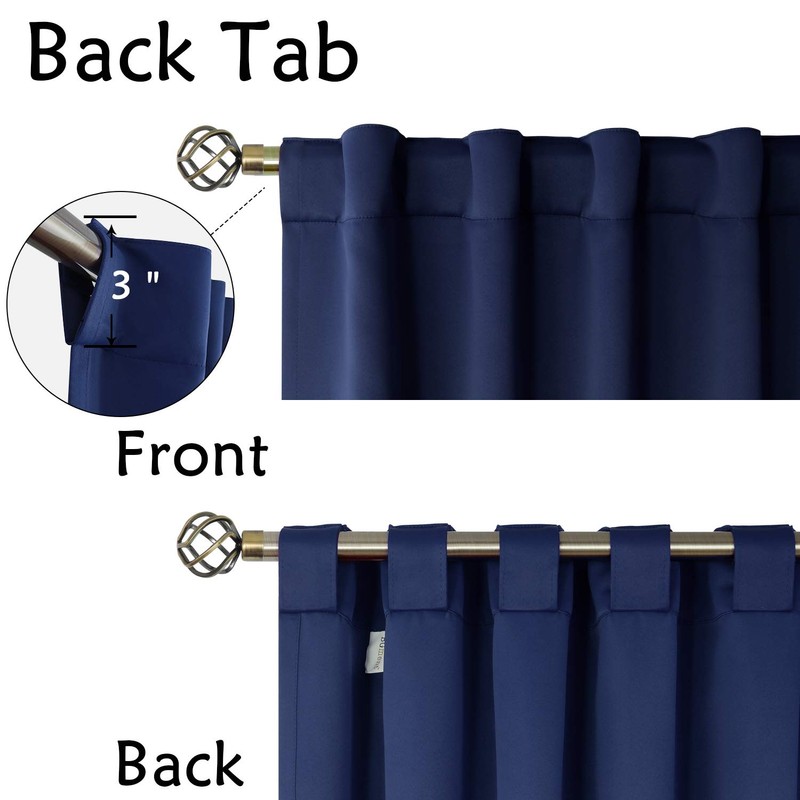 BGment Short Blackout Curtains 30 Inch Length for Small Windows