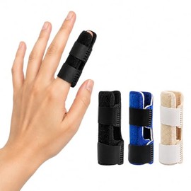 3PCS Finger Splint, Trigger Finger Brace with Dual Aluminium Support Plates