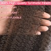 Synthetic Cuban Twist Hair Extensions for Women Braiding Hair8 Pack