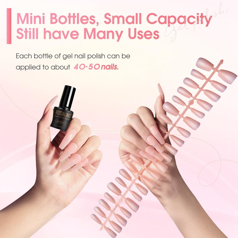 Color Changing Gel Nail Polish, 8 Colors Mood Change Gel