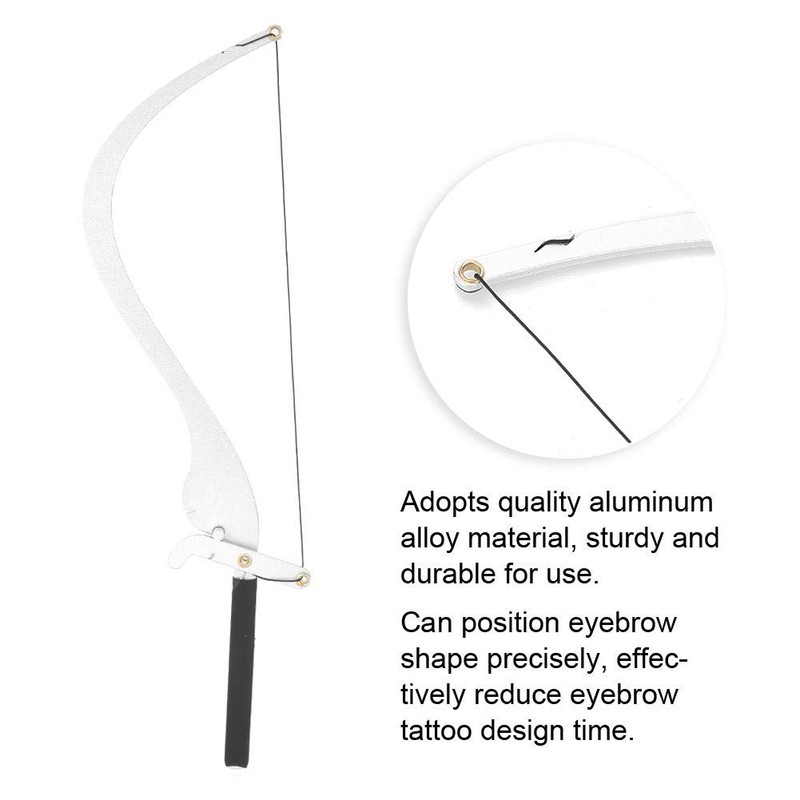 Joyzan Eyebrow Line Marker Ruler, Tattoo Brow Make Up Brow