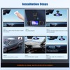 CAMECHO Dashcam Car Front Rear with 4 Cameras FHD 1080P