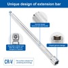 DAKCOS 3 Pieces Wobble Extension Bar Set, 3/8 Inch Drive