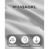 MIUQAOKL Grounding Pillowcase with Organic Cotton and Silver Fiber-20x30in Grounding