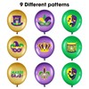 45 Piece Mardi Gras Decorations Mardi Gras Balloons Arch Kit