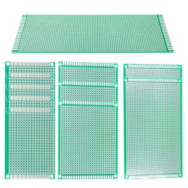 YUNGUI PCB Board Kit,11 Pieces Blank Circuit Board Large Prototype Board for Soldering and Electronic Project Compatible with Arduino Kits