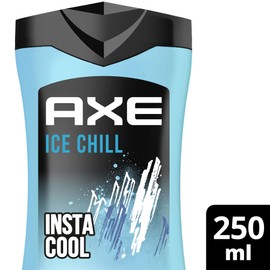 Axe 3-in-1 Duschgel & Shampoo Ice Chill fÃ¼r langanhaltende Frische und Duft dermatologisch getestet , 250 ml (1er Pack)