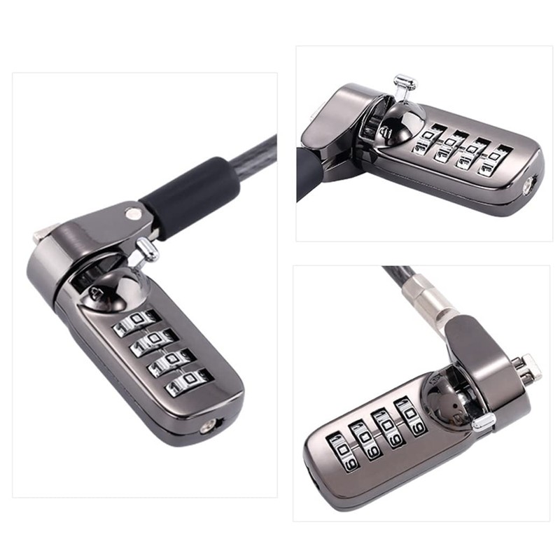 Maizoon Combination Laptop Security Lock with 4 Digit Resettable Code