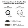 STARK GmbH Impact Wrench 1/2 Inch O-Ring Repair Kit -