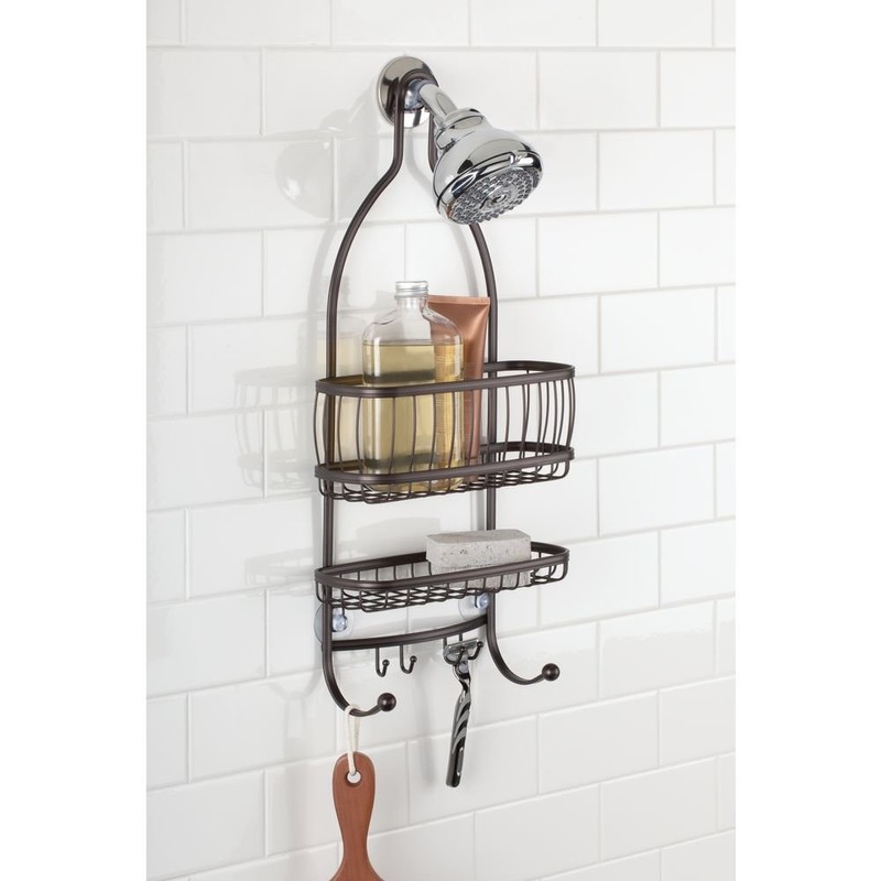 iDesign 61971 York Lyra Hanging Shower Organizer - 10" x