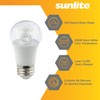 Sunlite 45162 LED A15 Appliance Clear Light Bulb, 6 Watts