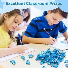 Kleeblatt Mini Dolphin Erasers for Kids Bulk, 100 PCS Cute Fun Desk Pets for Kids Classroom, Treasure Box Prizes,Party Favors for Kids Goodie Bags, Back to School Gifts for Students