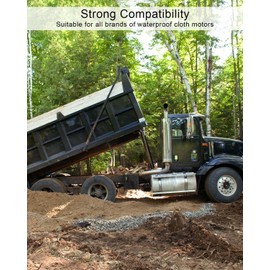 Kit de interruptor de lona compatible con todos los vehículos Briidea de 63 amperios de remolques o camiones con interruptor y luz indicadora y todas las piezas de montaje, kit de preinstalación,