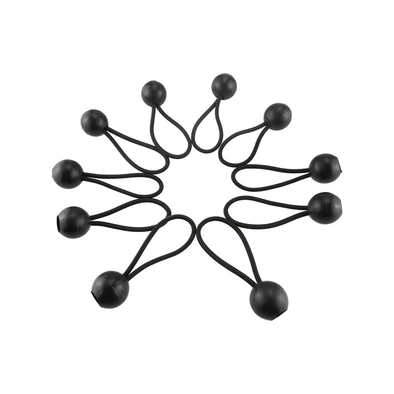 bulk pack of 30 x 8" elasticated toggles/bungee ball/straps/shock cords