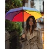 Parquet Auto Open Telescopic Compact Umbrella (Rainbow)