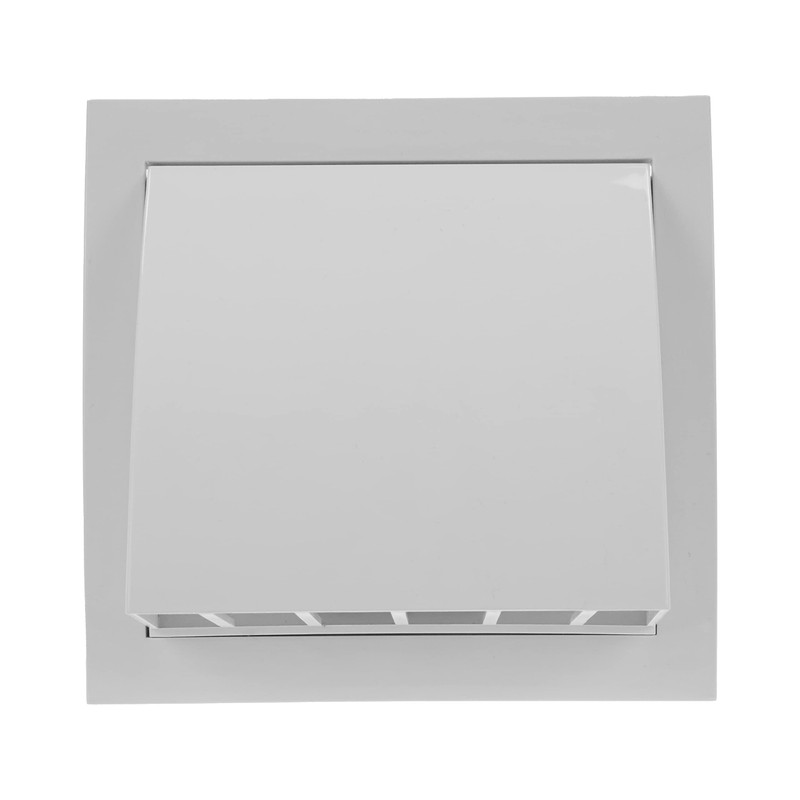 ECOPRO VENT 4 Inch White Plastic Dryer Vent Cover with