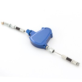 FXCNC CNC Aluminum Line Easy Stunt Pull Clutch Cable Lever Replacement System Compatible with Blue