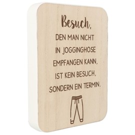 Spruchreif Blackboard with Funny Saying | Decorative Stand with Lettering | Funny Gift Idea Friends Family | Housewarming Gift