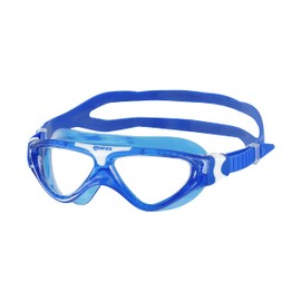 Mares Aquazone Mask Gamma Jr Snorkel Mask for Kids with TPR Mask Body, Unisex, Blue/Transparent