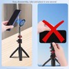 Camera Cold Shoe Magnetic Phone Holder, Flexible Tripod Mount Adapter,