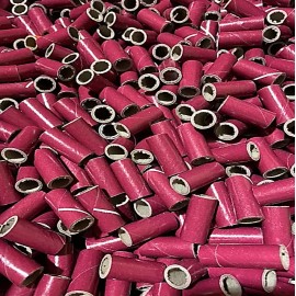 100 Fireworks Kraft PYRO Cardboard TUBES (glossy) 9/16" x 1-1/2" x 0.05" wall