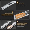 Furniware 10 Pairs 14 Inch Soft Close Drawer Slides Side