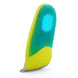 Plantillas de gel para niños, material de silicona que absorbe los golpes, pies buenos y ayuda a pasos plantillas de apoyo para el arco para correr y niños pequeños EE.UU. 13-13.5 (7 1/2 - 7 5/8)