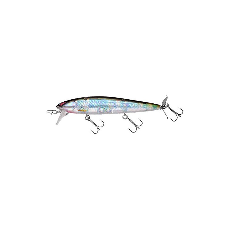 Nories BR-339LH Laydown Minnow Wake Prop Plus Lure, Layered Horoikawa.